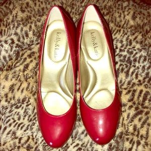 Kelly and Katie Red Pumps
